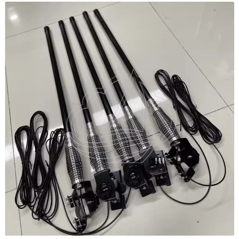 Off-Road Decorative Antenna, Non-destructive Clip Mount for Car Bumper Decoration