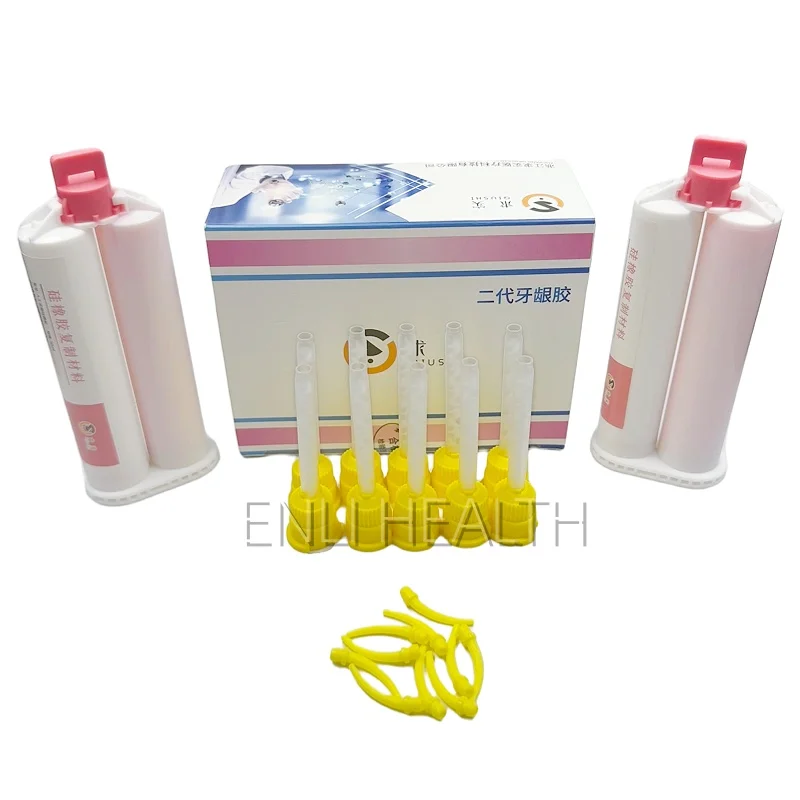 

Dental Silicone Rubber Replication Material Artificial Gum Glue Planting Artificial Gums Elastic A-Silicone For Gingival Mask
