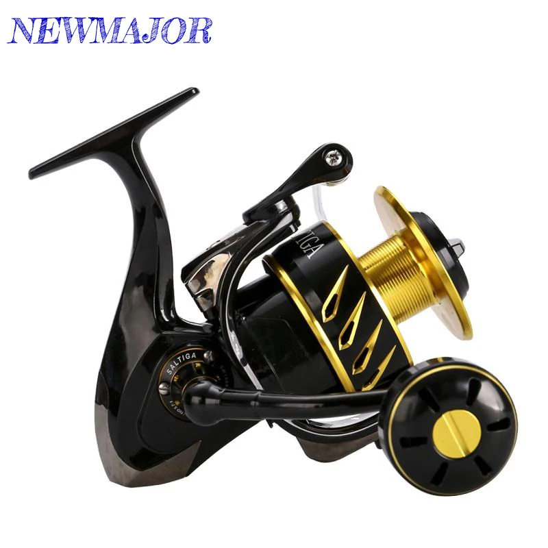 Madmouse Saltiga SW14000 Fishing Reel Spinning 35kgs Drag Power with 12BB Alloy