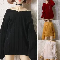 New 30cm/ 45cm/ 60cm Fashion Doll's Clothes Off Shoulder Sweater for 1/6 1/4 1/3 Bjd Doll Not Include Doll