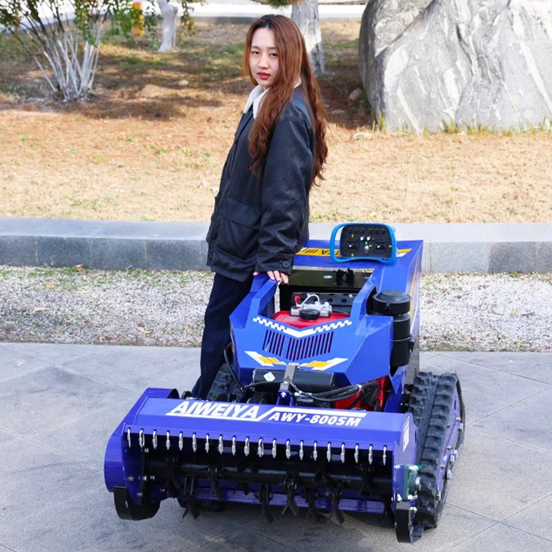

Customized Factory Tracked flail Mower Remote Control Lawn Mower for Golf Courses Farms Gardens