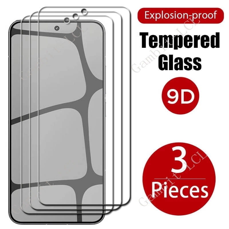 

3PCS 9H Protective Tempered Glass For Xiaomi 15 6.36" ON Xiaomi15 Xiaomi15Custom Xiaomi15Diamond Screen Protector Cover Film