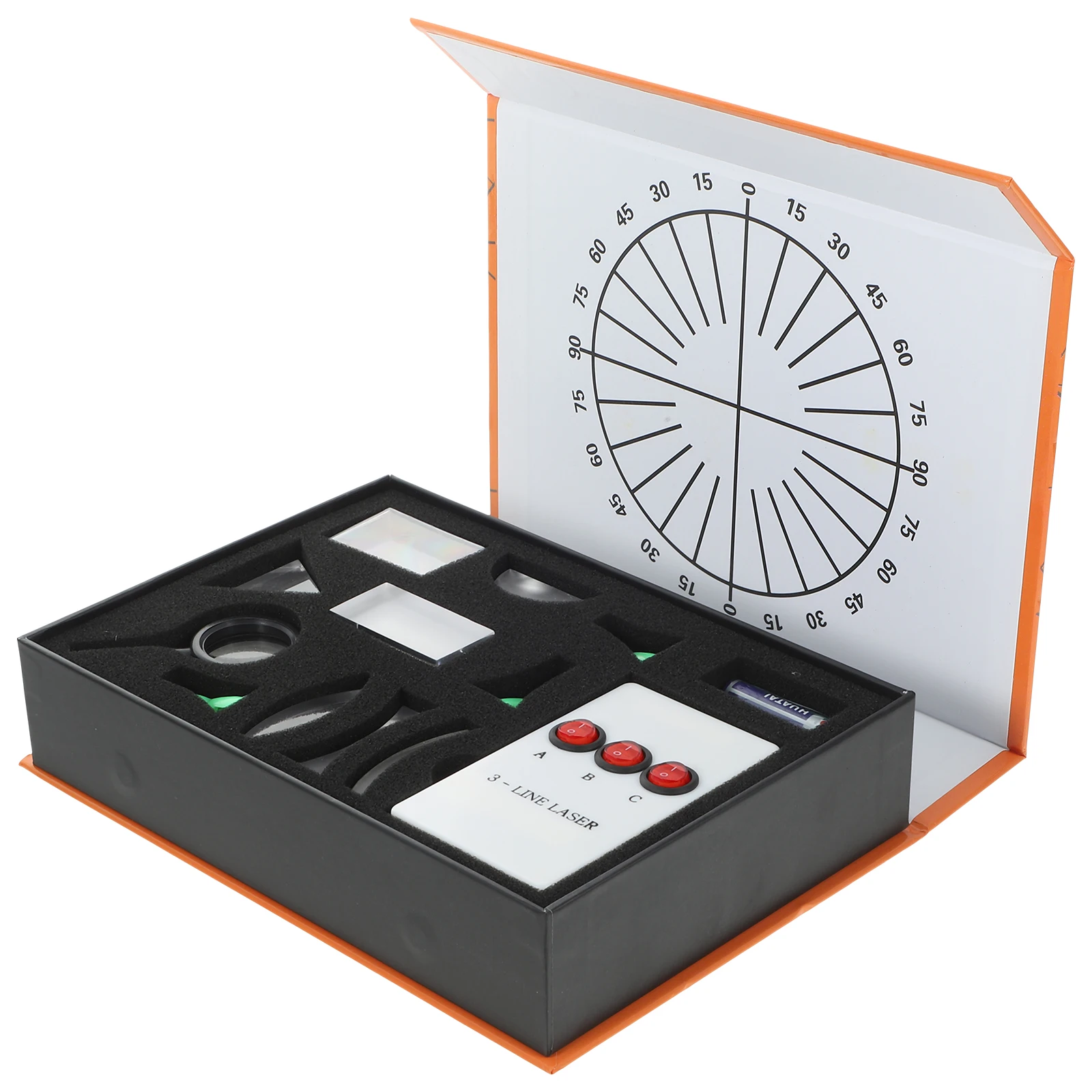 

Optical Lenses Concave Convex Lens Set Optical Concave Lens Experiment Box for Physics Lab Teaching Tool Educational Toy