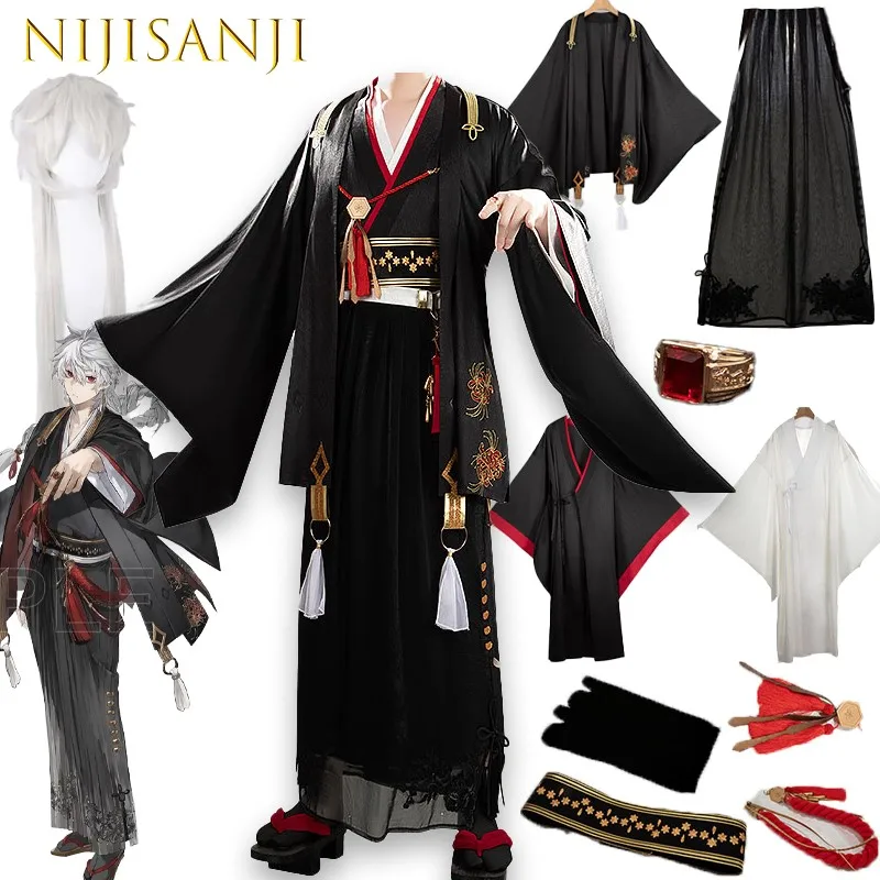 NIJISANJI VTuber Kuzuha أزياء تنكرية لشخصية الرسوم المتحركة الافتراضية لحفلات الهالوين وعيد الميلاد