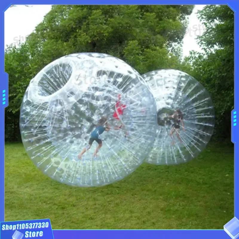 Giant Inflatable Zorb Ball Human Hamster Roller Sphere for Outdoor Grass Snow Water Fun Activity Durable PVC TPU Material