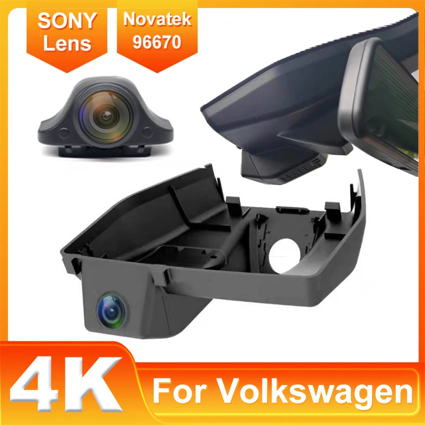

New! Easy to install Car DVR Wifi Video Recorder Dash Cam Camera For Volkswagen VW ID.3 ID3 Pro Pure 2021 2022 2023 2024 2025