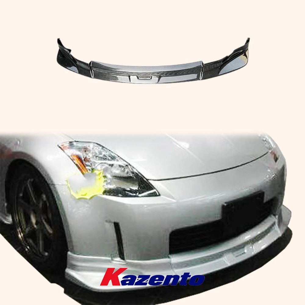 For Nissan Z33 350Z 2003-06 (Early Model Only) C-West Front Lip Splitter Carbon