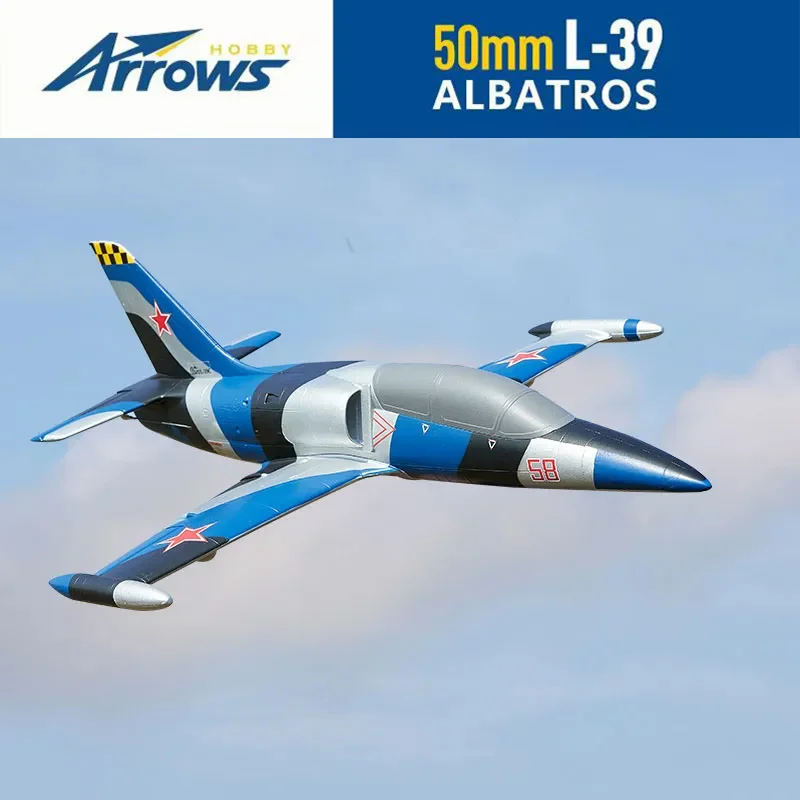 Arrows 50mm L-39 EDF Jet PNP With Vector-AH025P-VEC Advanced Outdoor Hand Thrown Remote Control Model Fixed Wing RC Aircraft