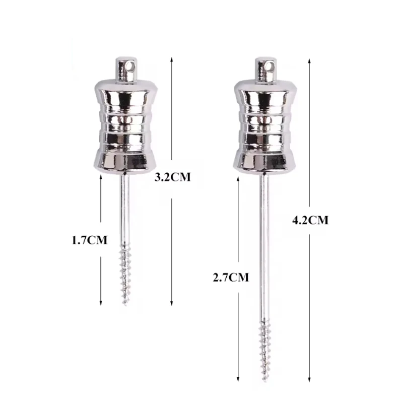 1Pcs Dental Materials: Stainless Steel Anterior/Posterior Tooth Extraction Screws; Oral Broken Root Removal Drill