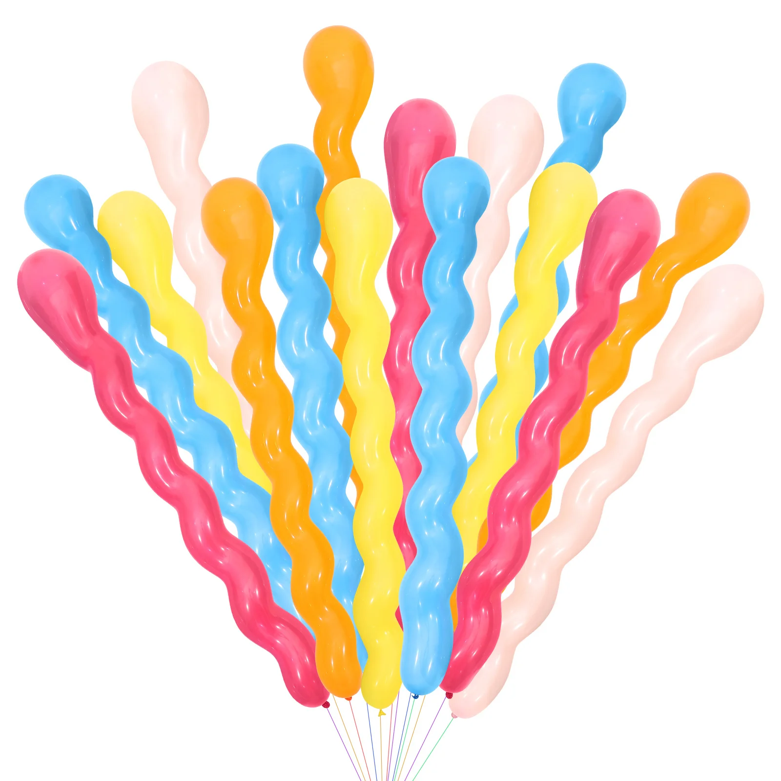 

100pcs Balloons Long Party Balloons Assorted Color Twist Latex Party Assorted Colors Durable Decorations Kids Toys