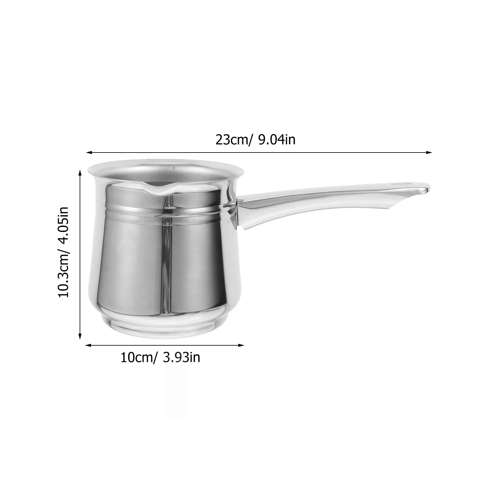 إبريق قهوة تركي من الفولاذ المقاوم للصدأ سعة 720 مل، صنبور طويل، معسكر إسبرسو منزلي، استخدم وعاء موكا متين، أدوات برواري للمطبخ