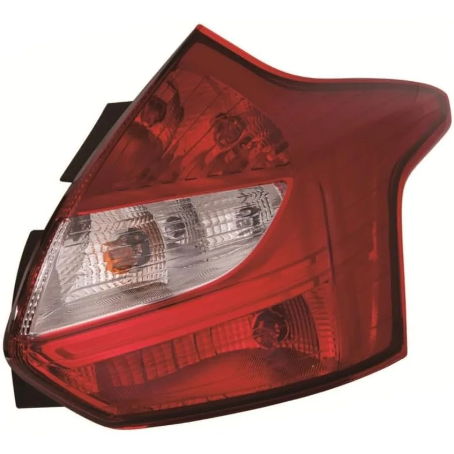 لفورد فوكس 2012 2013 2014 الذيل ضوء الجمعية الركاب الجانب الأحمر عدسة هاتشباك مع لمبات استبدال ل FO2819152 DM5Z13