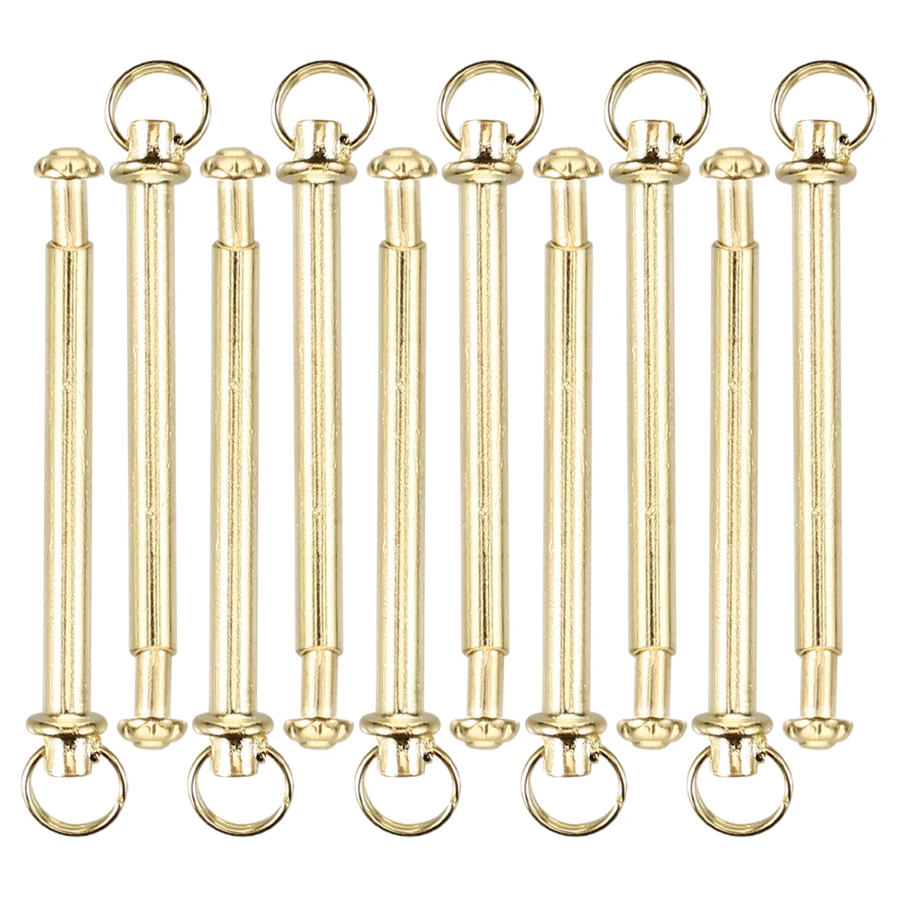 

10 set Folding Replacement Fasteners Metal Shaft Rivets Nuts Repair Accessories Smooth Design Easy Install Durable Strong Solid