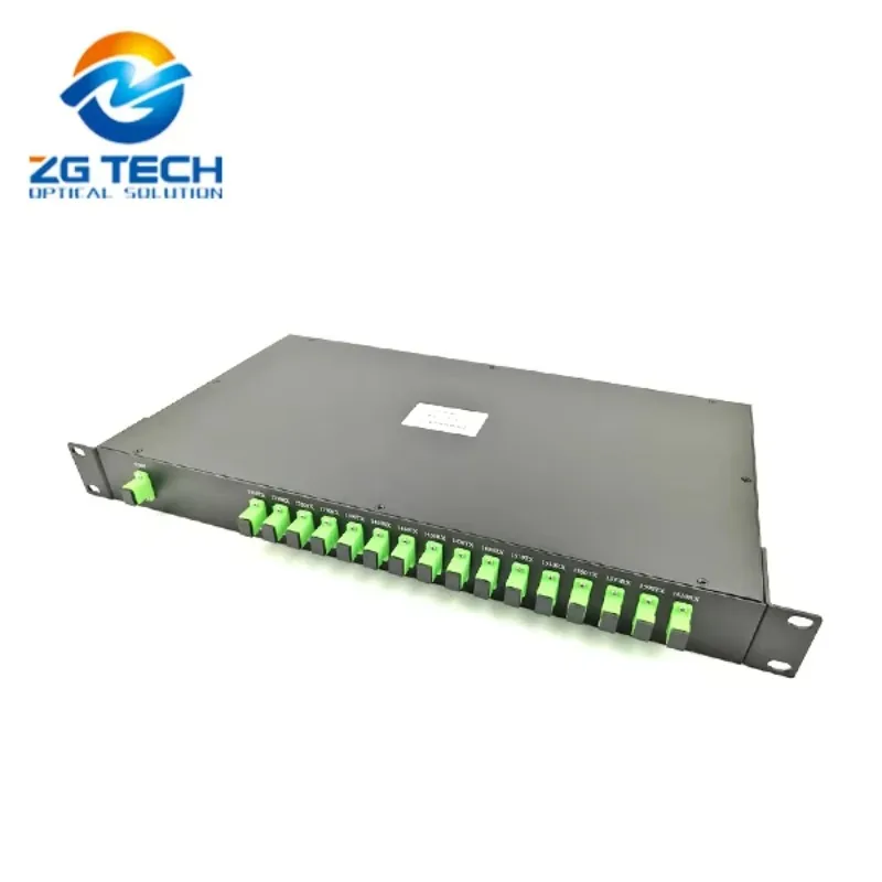 

1U 19 16-канальный демульпексер Mux Demux CWDM DWDM для монтажа в стойку для передачи CATV