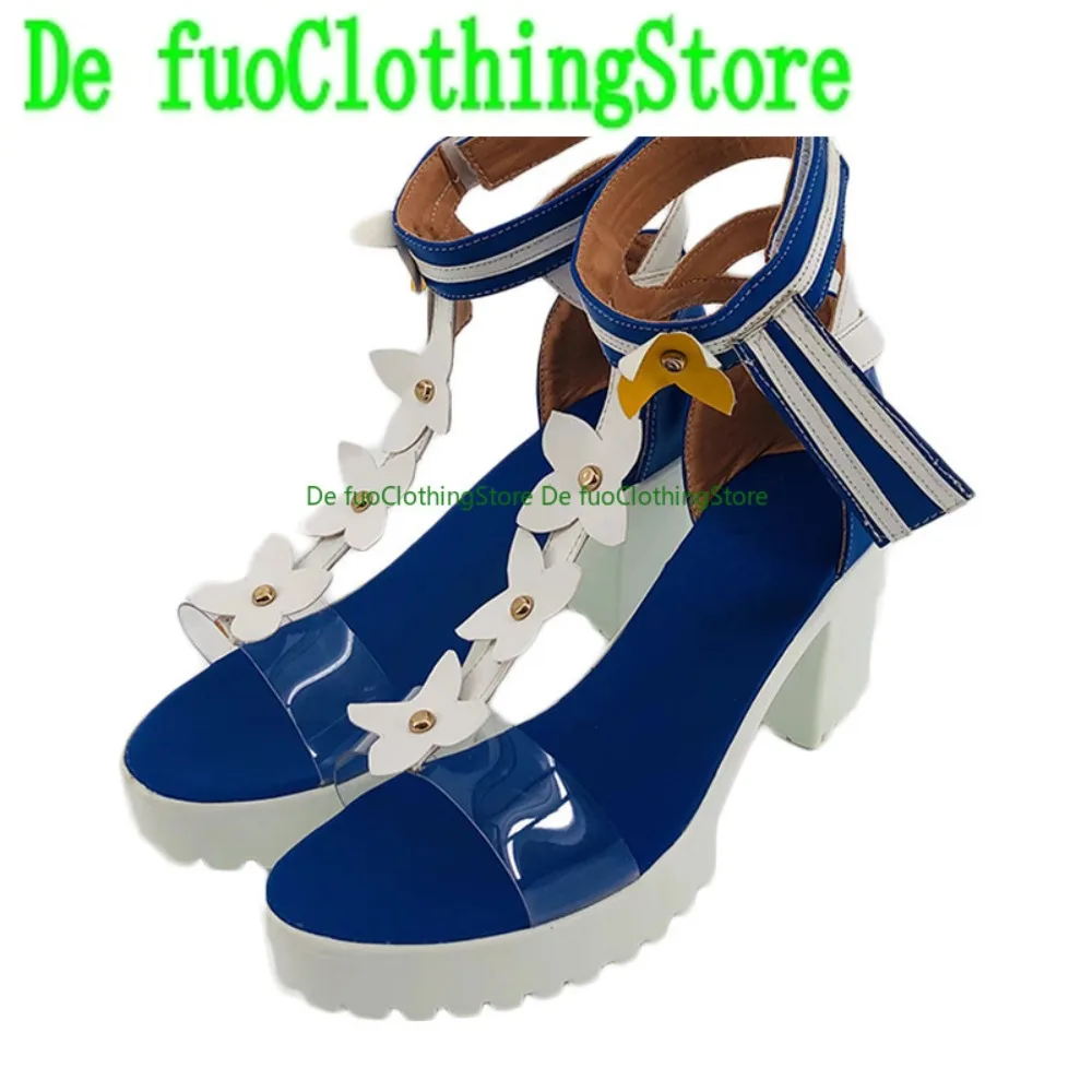 

Defuo Genshin Impact Barbara Shining Harmony Купальник Обувь для косплея Аниме Игра Ролевые костюмы для Хэллоуина Обувь Сапоги