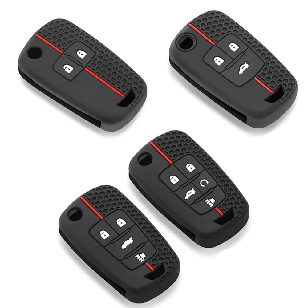 Car Key Case for Buick Chevrolet Camaro Impala Aveo Malibu Sail Orlando Cruze Epica Lova Trax Spark Car Remote Key Shell Cover