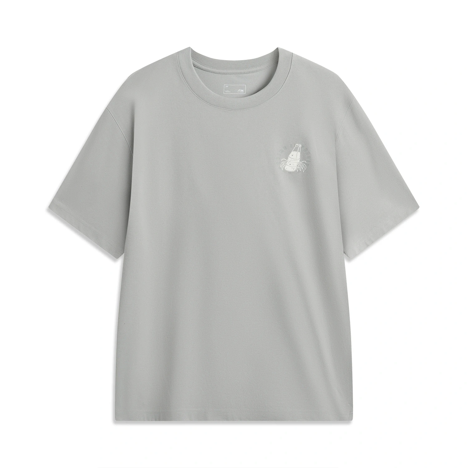 Li-Ning Men Sports Style T-shirt SORONA 62%Cotton 38%Polyester Regular Fit LiNing Leisure Tee Tops AHSU549 image 4