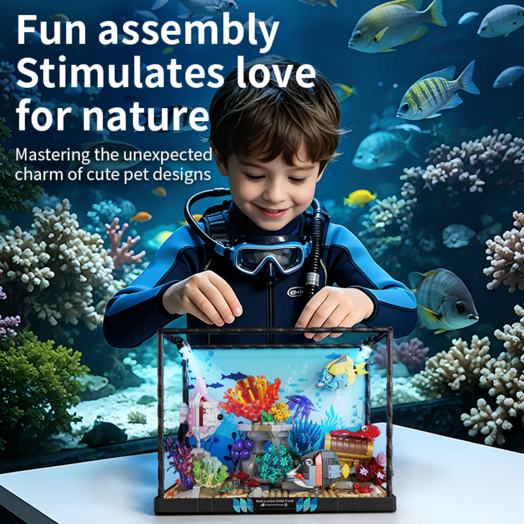Conjunto de Blocos de Montar p - Aquarium Fish Lego avaliação e preço