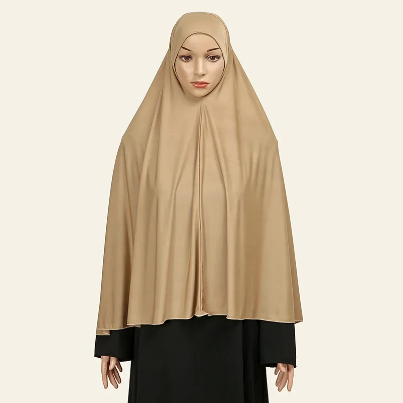 

130*105CM Fashionable Oversized Pullover Hood - Pure Color Simple & Versatile Headscarf 40D Crystal Yarn Material