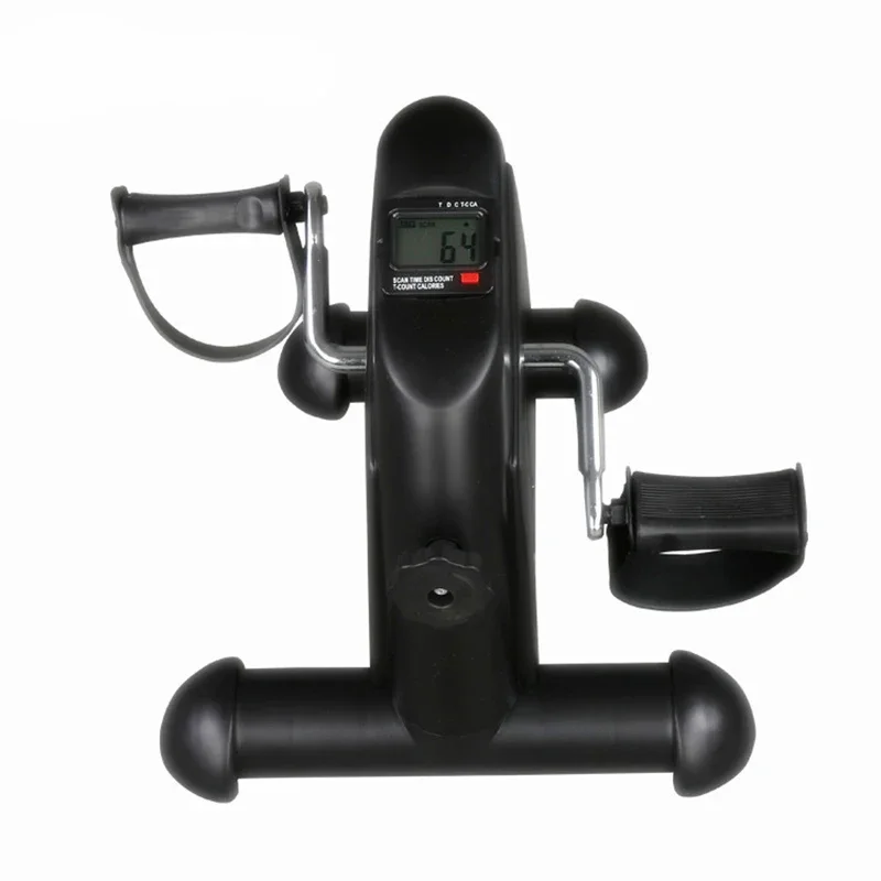 Home Elderly Rehabilitation Exercise Mini Bike Fitness LCD Display Pedal Exercise Indoor Cycling Stepper Mini Exercise Bicycle