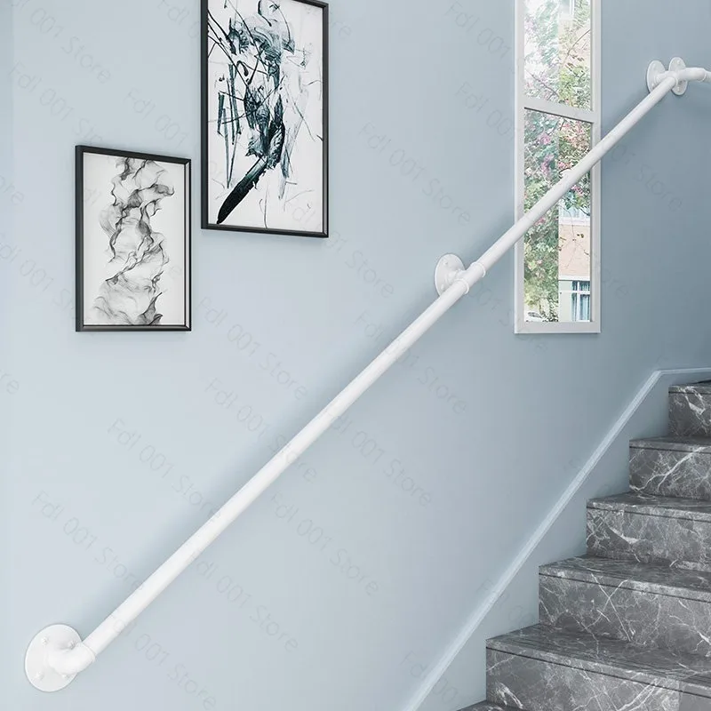 Staircase elderly handrails, minimalist indoor kindergarten corridors, attic walls, bar guardrails