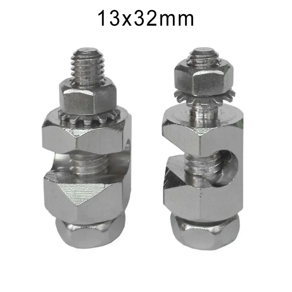 2pcs Solar Grounding Lug Wire Clip Kit 600-1500w Solar Panel Fasteners Protection Grounding For 2.5/4/6/10  14/12/10/8/6