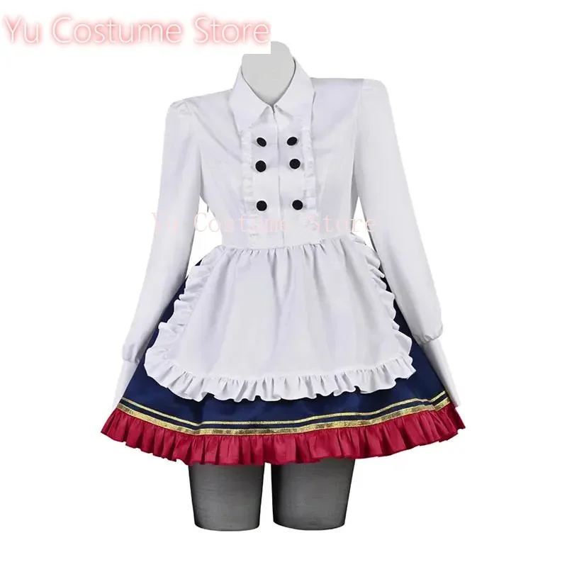 

YuCostume Fate/Grand Order FGO Altria Pendragon Maid Uniform Dress Cosplay Costume Halloween Carnival Party Role Play Outfit NEW