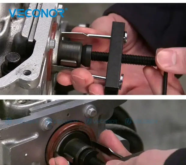 Crank Bearing Camshaft Seal Installer and Remover Set Seal Drive Set Crankshaft Oil Seal Puller Tool Kit