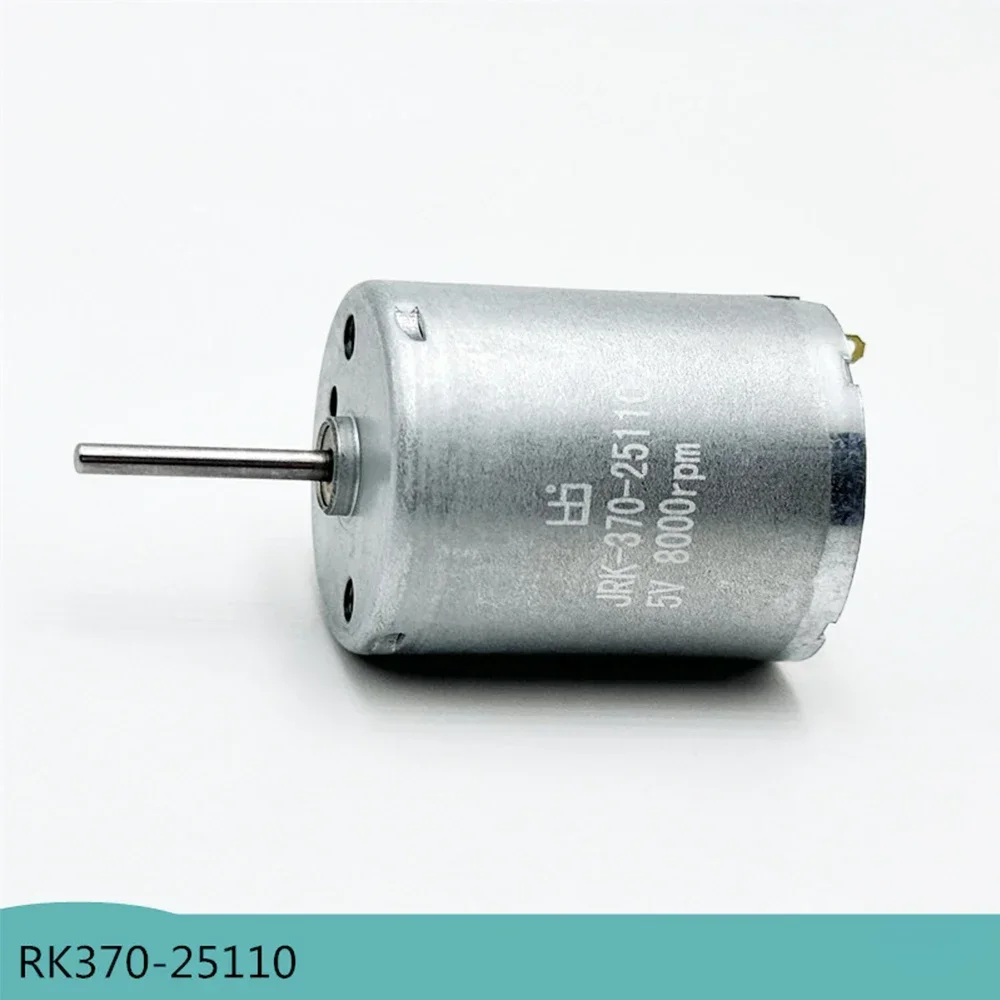 Micro 370 Motor DC 3V 6V 8V 12000RPM High Speed Large Torque Carbon Brush  Motor 17.5mm Long shaft for Motor for Fan Model