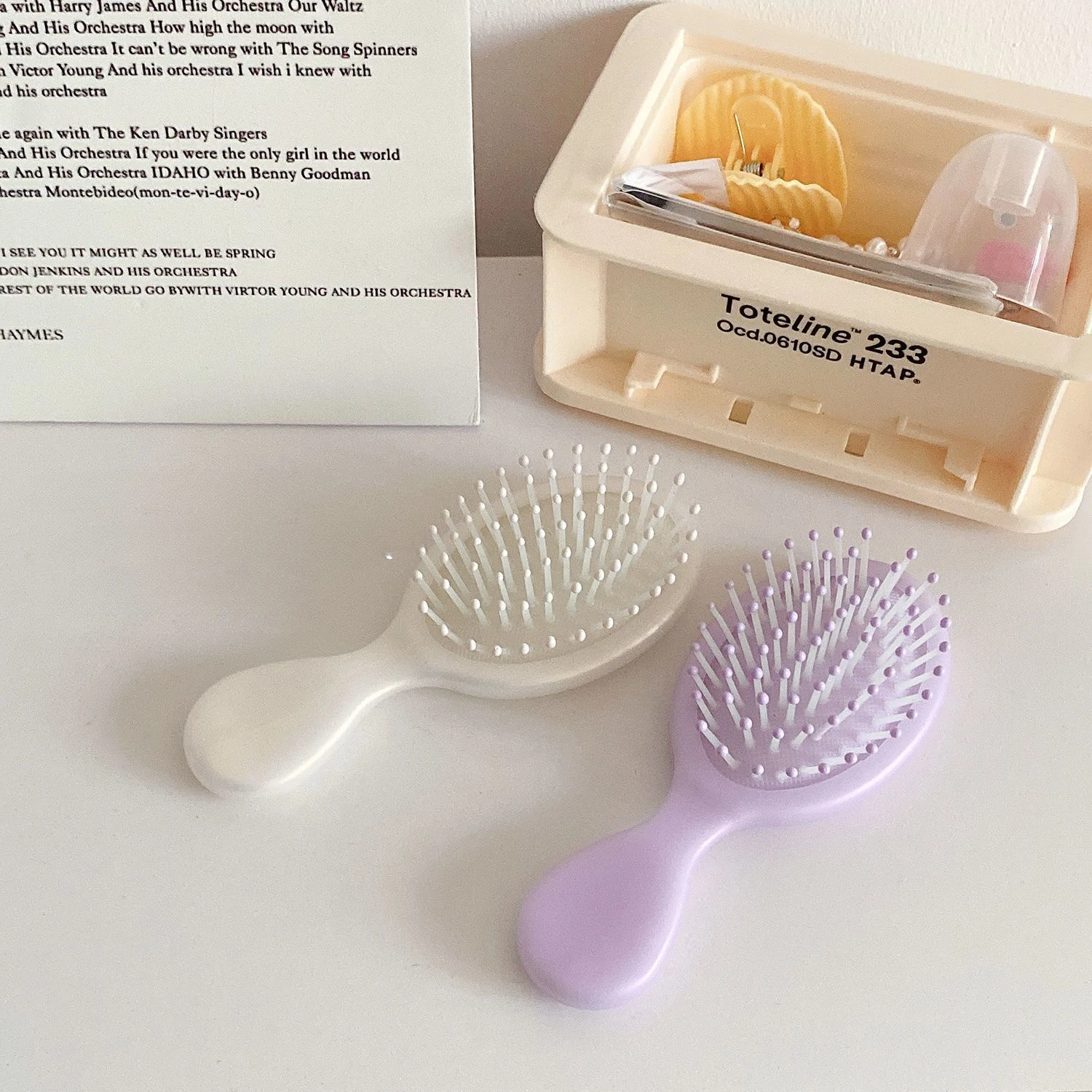 Mini Air Cushion Hair Brushes Massager Anti Static Air Bag Hair Comb Wet and Dry Portable Hairbrush Salon Styling Accessories