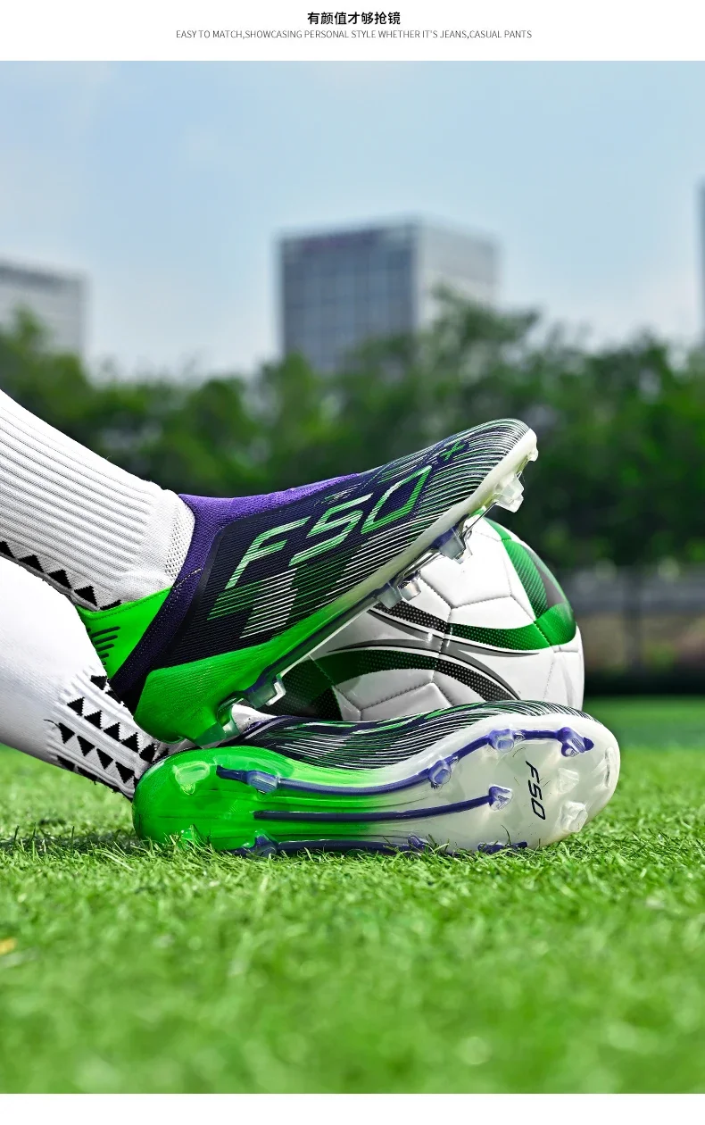 Neue ultraleichte Fußballschuhe für Herren, hochwertige, stark nachgefragte, professionelle Unisex-Fußballschuhe für Damen, TF/FG-Fußballstiefel, Futsal-Sneaker – Detail 10