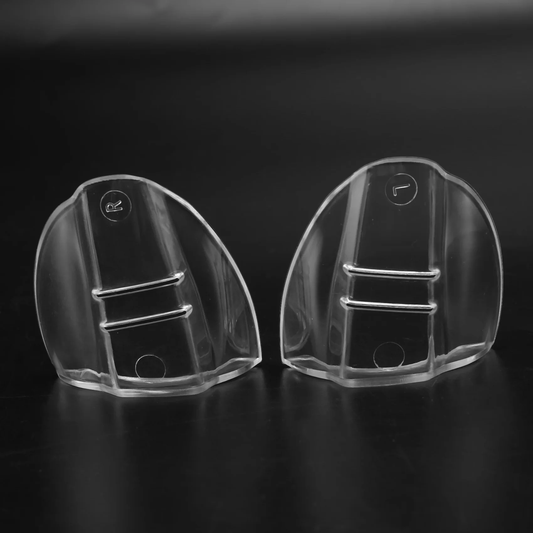 1 Pair Glasses Side TPU Clear Glasses Protective Covers Flap Side Protector for 17mm Glasses Frame