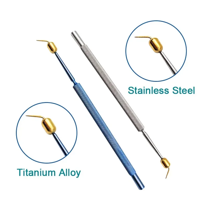 

GREATLH Hemostatic Cauterizer Stainless Steel Ophthalmic Hemostatic Device Titanium Alloy Ophthalmic Micro Instrument