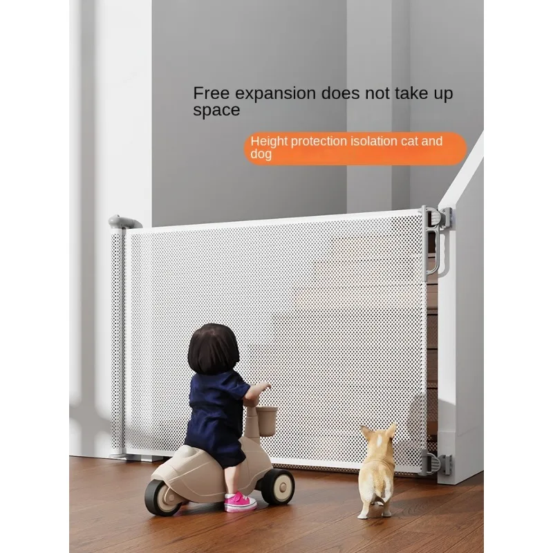 Versatile Barrier for Pet and Baby - Expandable and Adjustable Safety Gate for Stairway and Doorway