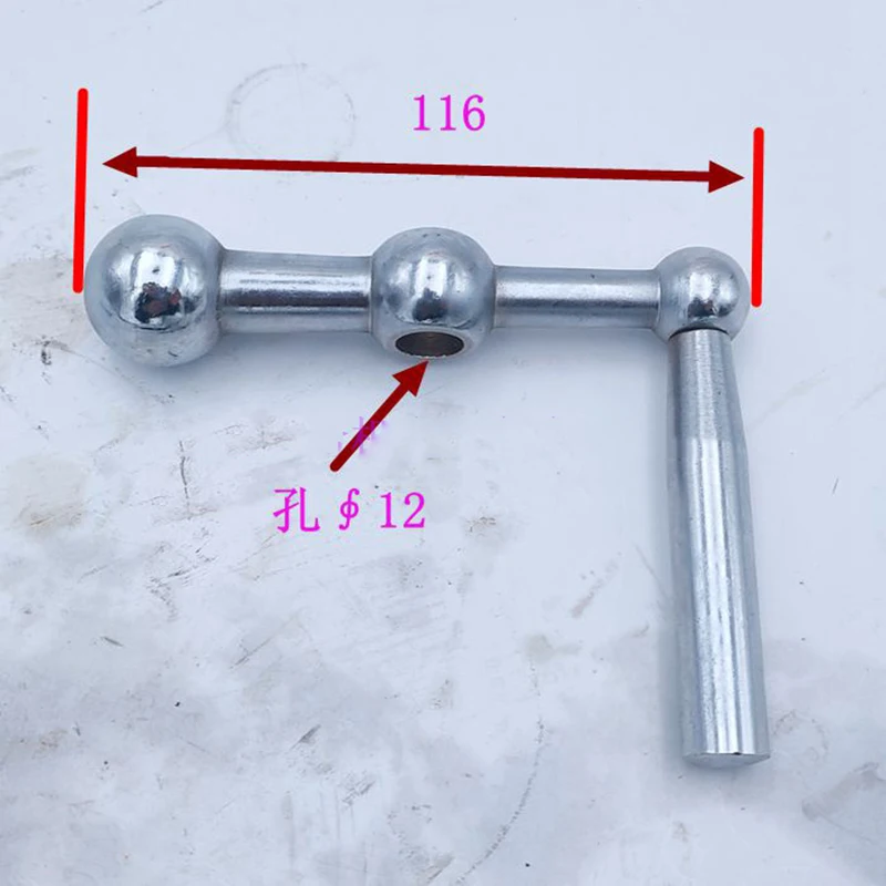 6132/6140/6150 Three Balls Handle Middle Pallet Screw Handles Pore Diameter 10/12/14/15mm Machine Tool Lathe Accessories