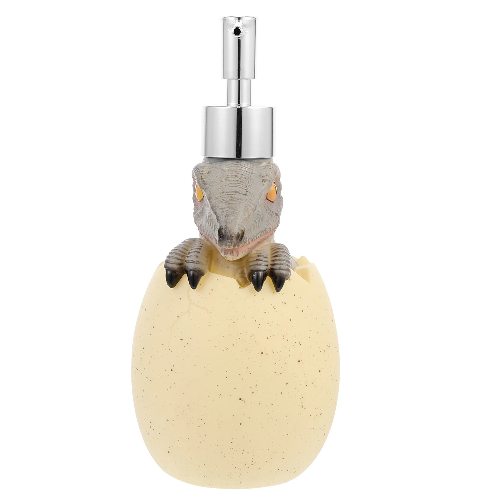 

Dinosaur Shaped Lotion Dispenser Bottle Eggshell Design Pump For Liquid Soap Refillable Bathroom Sink Container Home Supplies