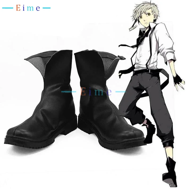 Nakajima Atsushi Cosplay Schoenen Anime Bungo Zwerfhonden Cosplay Rekwisieten Pu Lederen Schoenen Halloween Carnaval Laarzen Op Maat Gemaakt