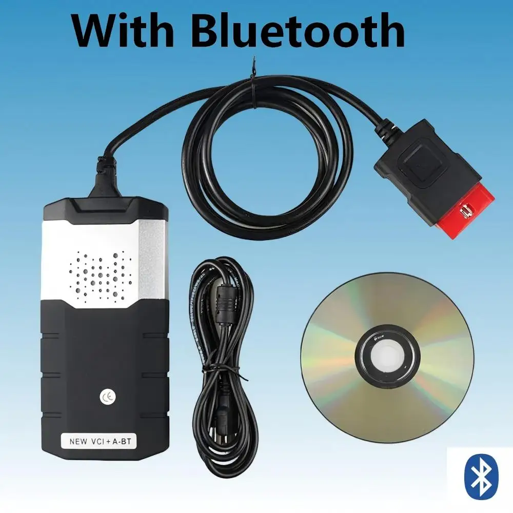 

In Stock! High quality DS150 With Bluetooth 2021.11 Keygen For Delp DS150E V9.1 OBD2 Cars Trucks OBD II Scanner Diagnostic tool
