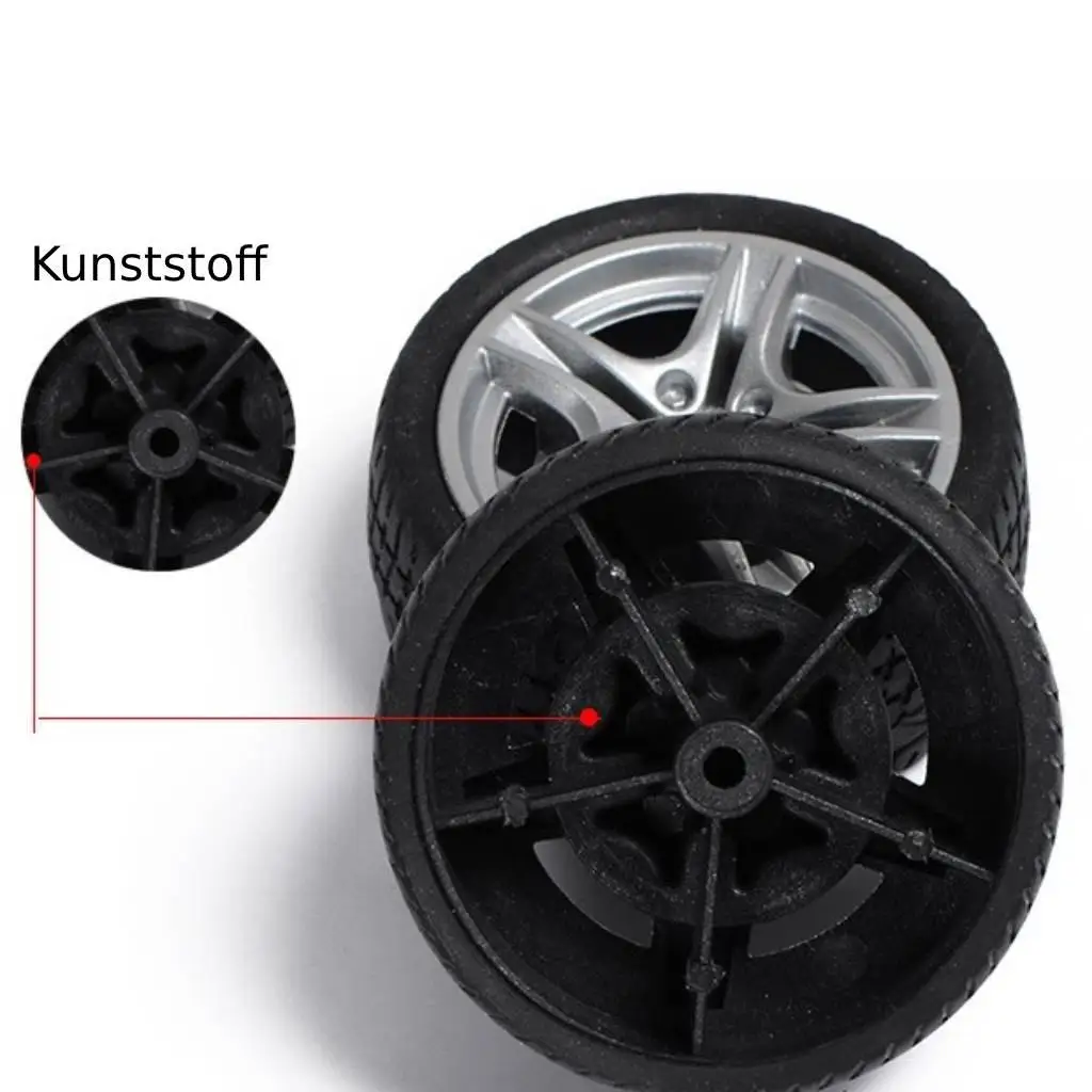 Toy Model Rubber Wheel Tire Plastic Tyres RC Spare Parts for Universal Vehicles Kids Gift