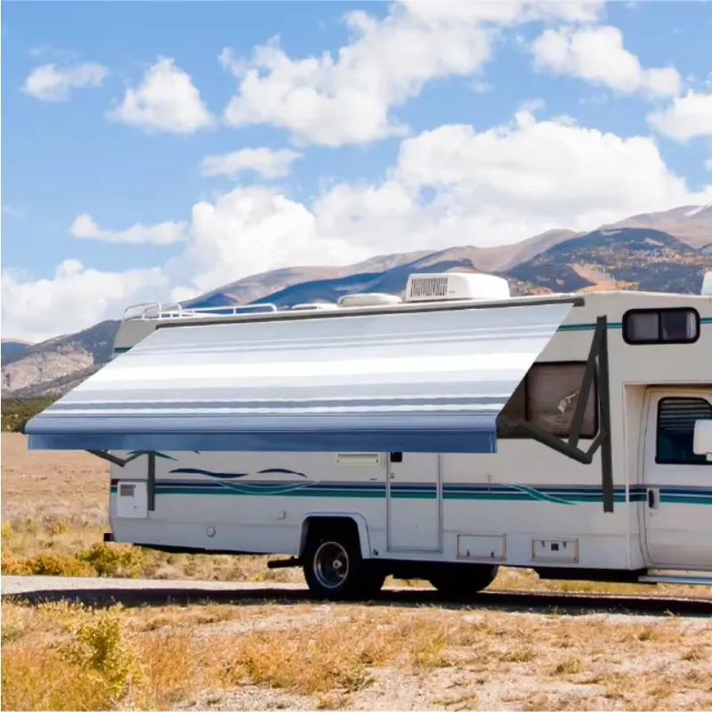 STLF Awnlux Kontrol Cerdas Motor+Penggerak Engkol untuk Trailer Karavan Camper Rv Awning Aksesoris Camper