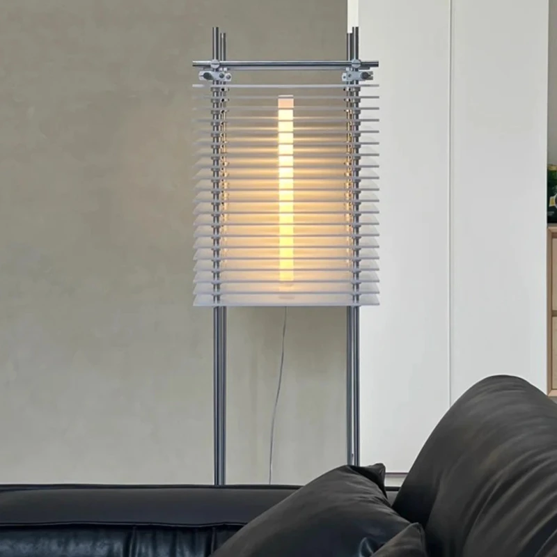 Italian Acrylic Square Floor Lamps Home Decoration Atmosphere Table Lights Restaurants Cafe Study Delicate LED Lighting Ornament