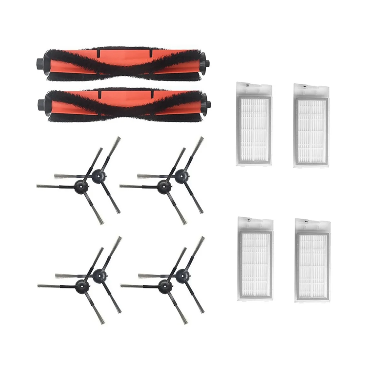 Pièce de rechange pour aspirateur robot EVE Plus, brosse principale, filtre HEPA, brosse latérale, accessoires