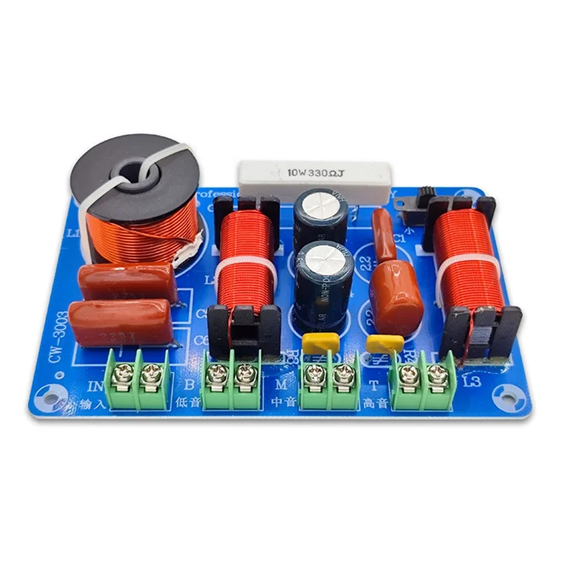 

【HOT A69Z!】3-Way 250W 850/5200Hz DIY Frequency Divider For Medium Bass Hifi Stereo Audio Systems