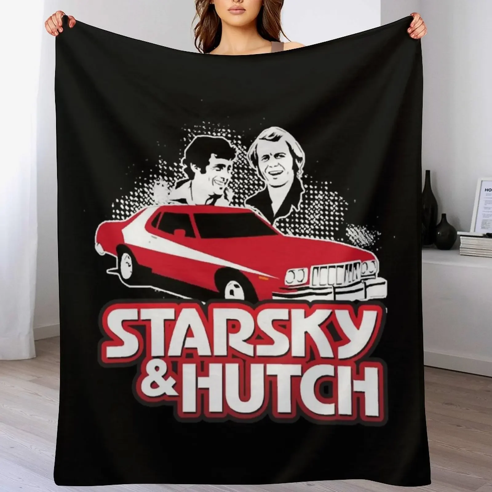 Starsky And Hutch - Red Car Throw Blanket For Decorative Sofa Beach Soft Plaid Luxury Thicken Blankets