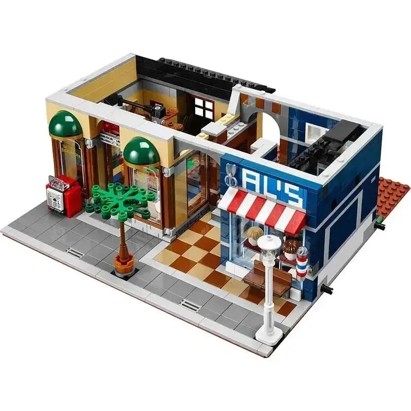 2262 PCS Detective Office Bouwstenen Bakstenen Architectuur Verjaardag Kerstcadeaus Speelgoed Compatibel 10246 15011