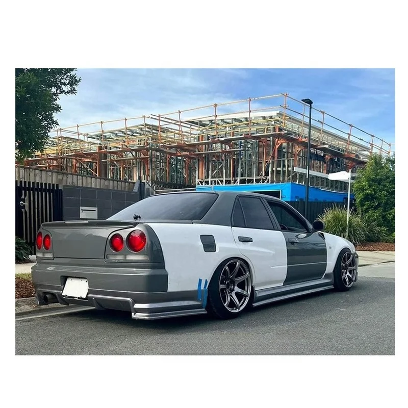 Economical FRP Fiberglass Rear Flare Body Kit Fit 1999-2002 Vehicles Exterior Modification Car Accessories