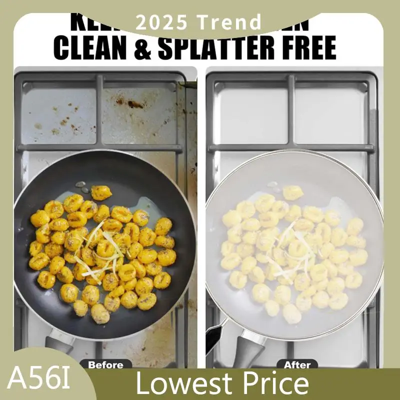 Special Splatter Screen For Frying Pan, Grease Splatter Guard Cooking Shield, Kitchen Oil Splash Guard Fine Strainer(Black)