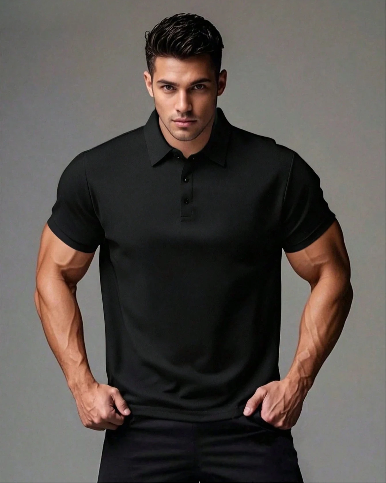 Camiseta Polo Casual Transpirable para Hombre, Estilo Novio, Verano, Hip Hop, Ropa Masculina, Casual, Diaria, Urbana, Polo Harajuku Y2k