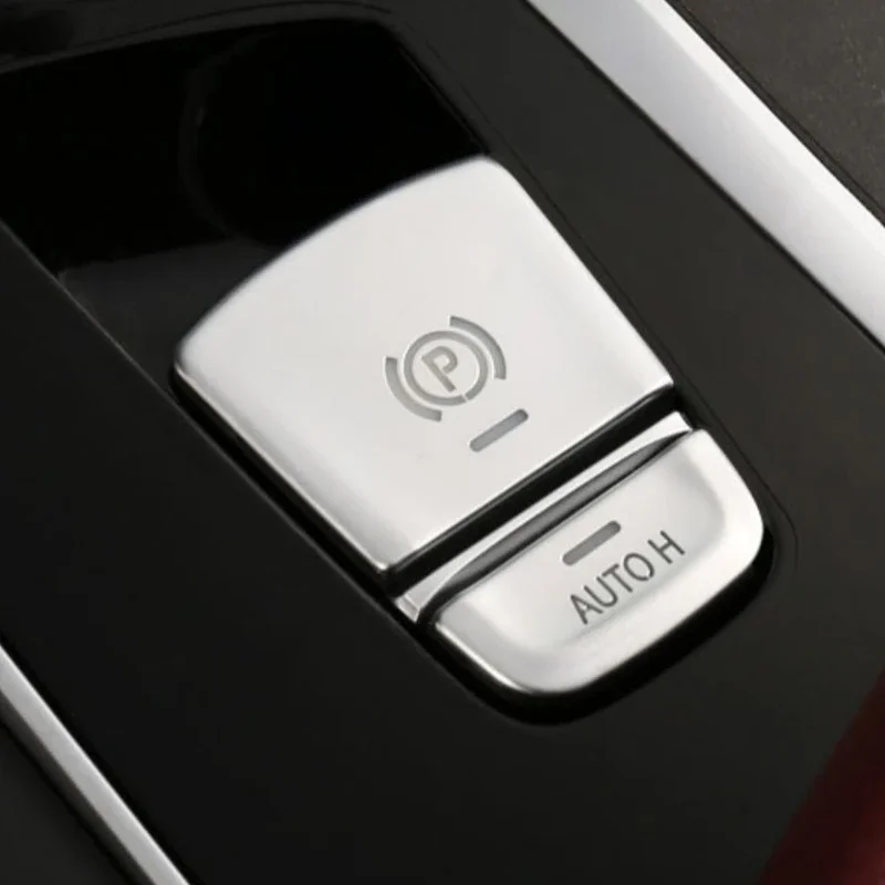 For BMW 5 Series G30 X3 G01 X4 G02 18-24 ABS Car Central Handbrake Cover P Button Trim Sticker Interior Car Accessories 6