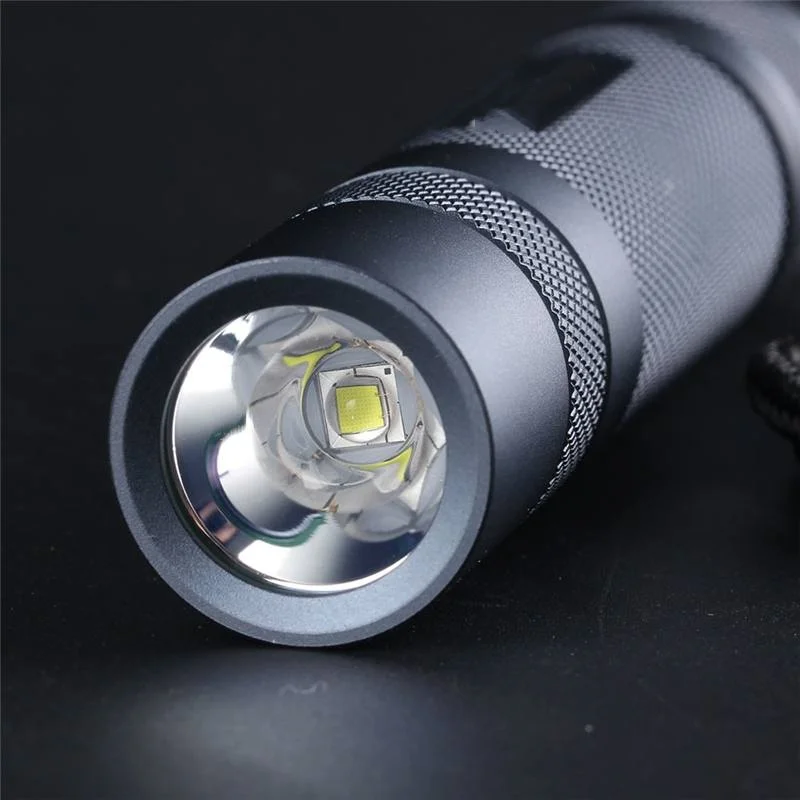 Convoy S2 Outdoor LED Flashlight, 4 Adjustable Modes, Waterproof, Aluminum Alloy Shell, USB Rechargeable